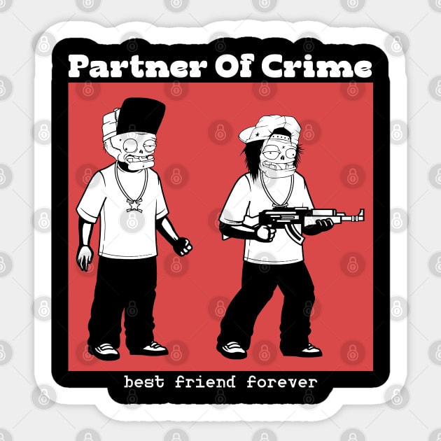 partner in crime Sticker by antonimus